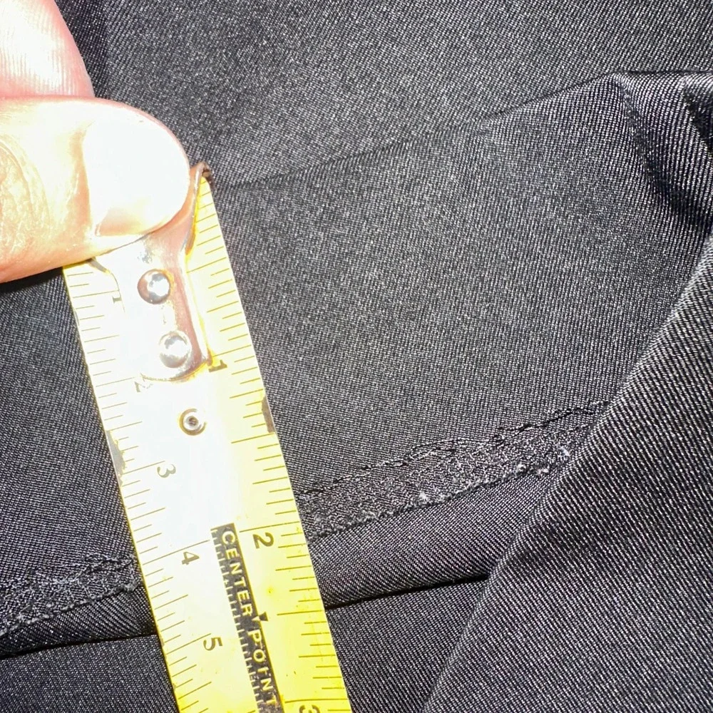 Ballin Comfort-EZE Mens Black Dress Pants Flat Front Trousers 42x28
